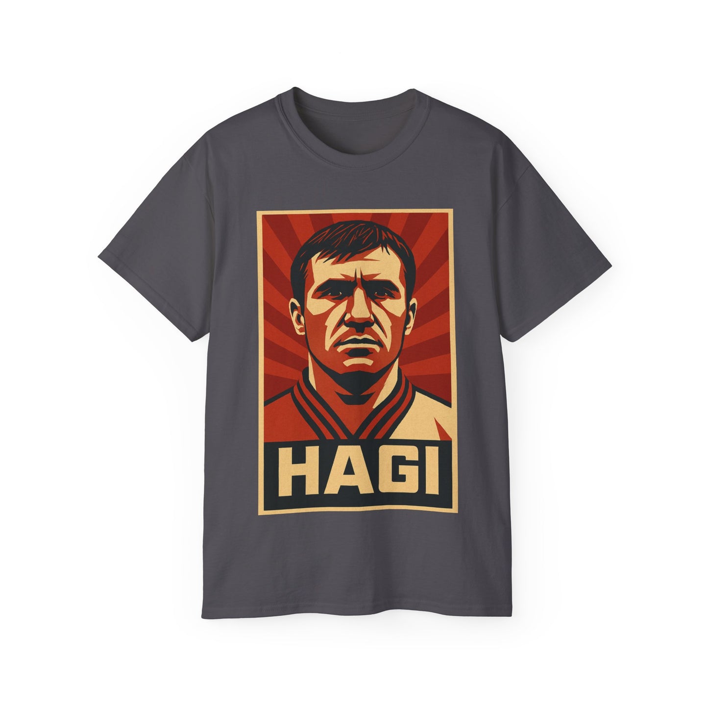 Gheorghe Hagi Propaganda Poster - Romania