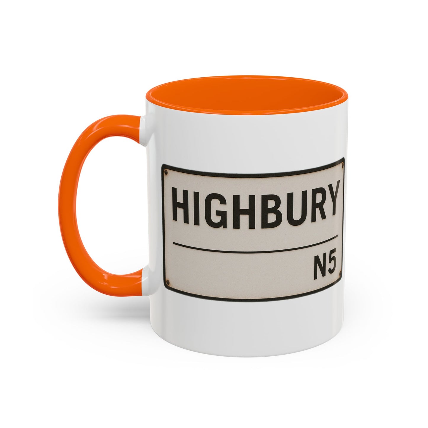 Highbury Arsenal Road Sign Mug