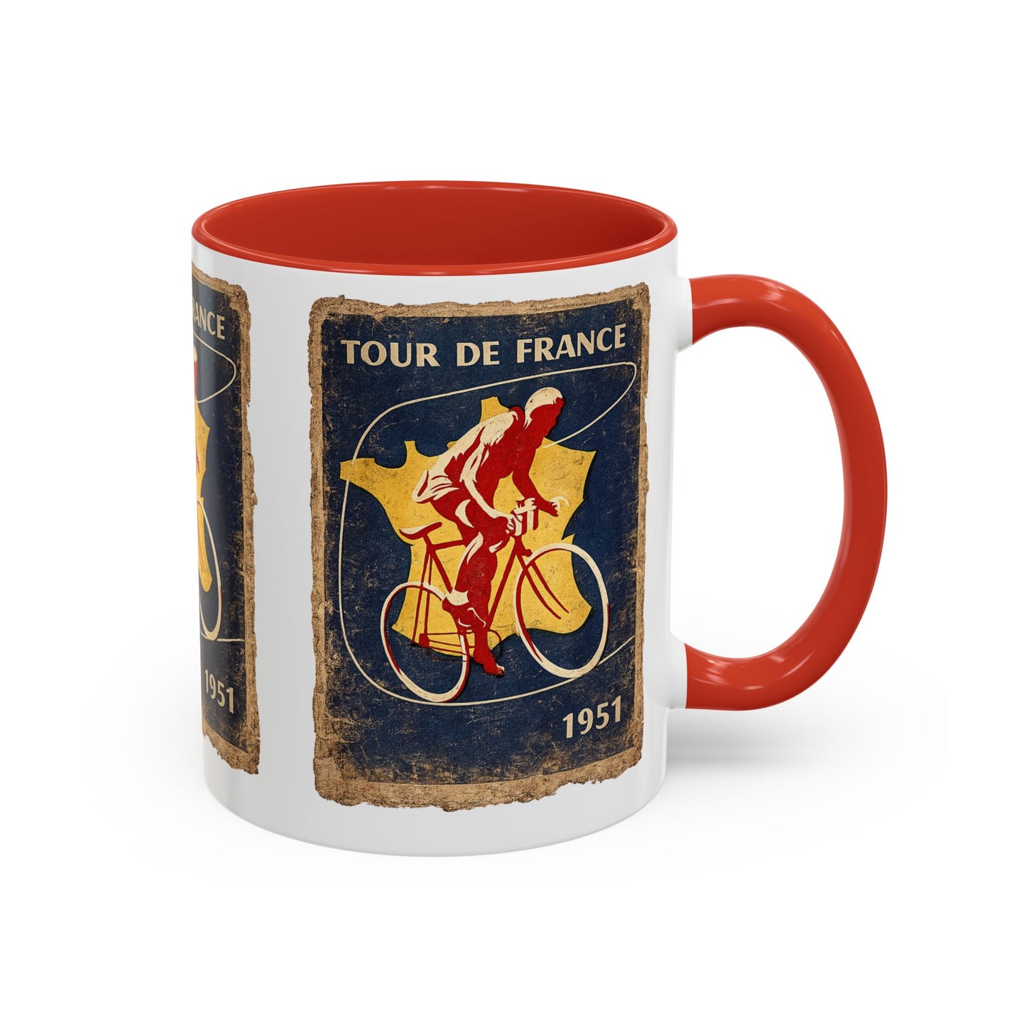 Tour de France 1951 Poster  Coffee Mug (11, 15oz)