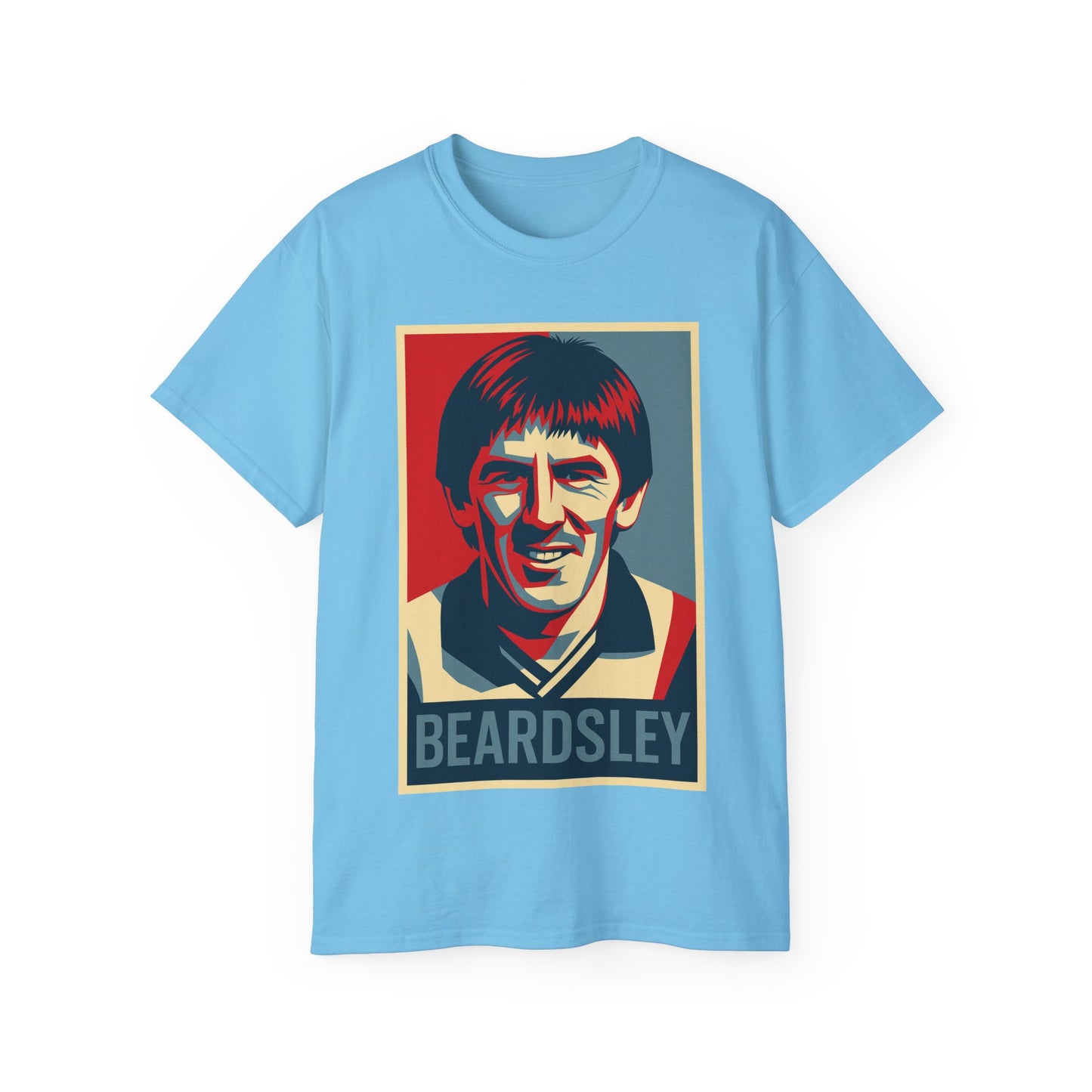 Peter Beardsley Hope Poster T-Shirt - Newcastle United