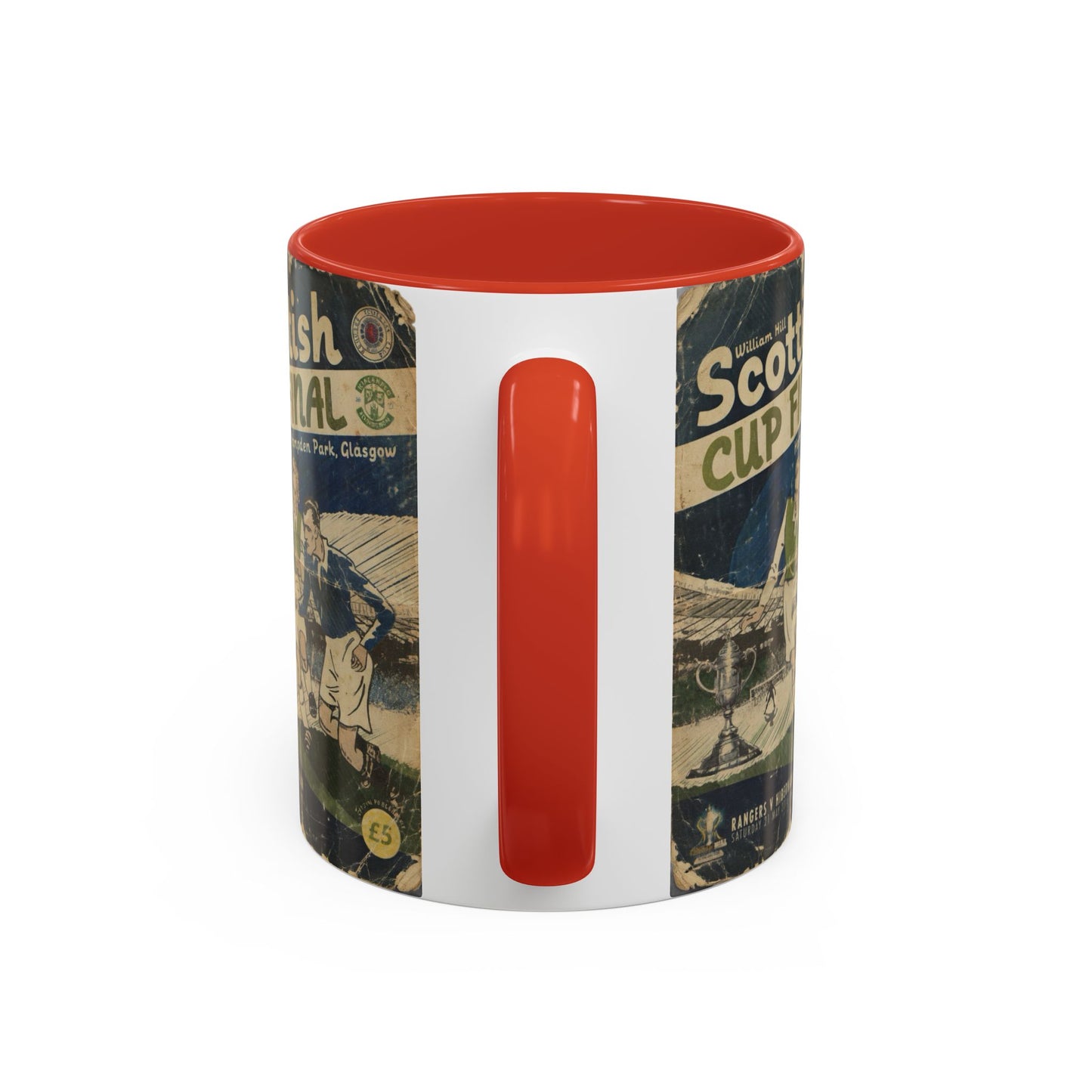 2016 Scottish Challenge Cup Final Hibernian Rangers Programme Poster Accent Coffee Mug (11, 15oz)