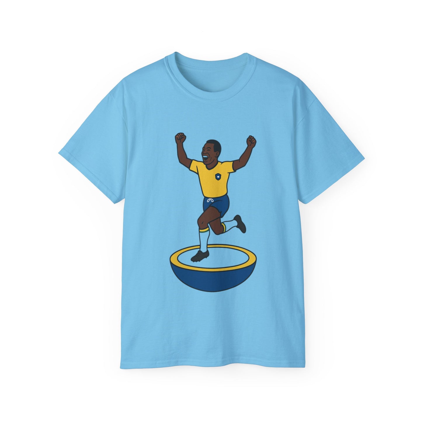 Pele Cartoon Subbuteo T-Shirt - Brazil