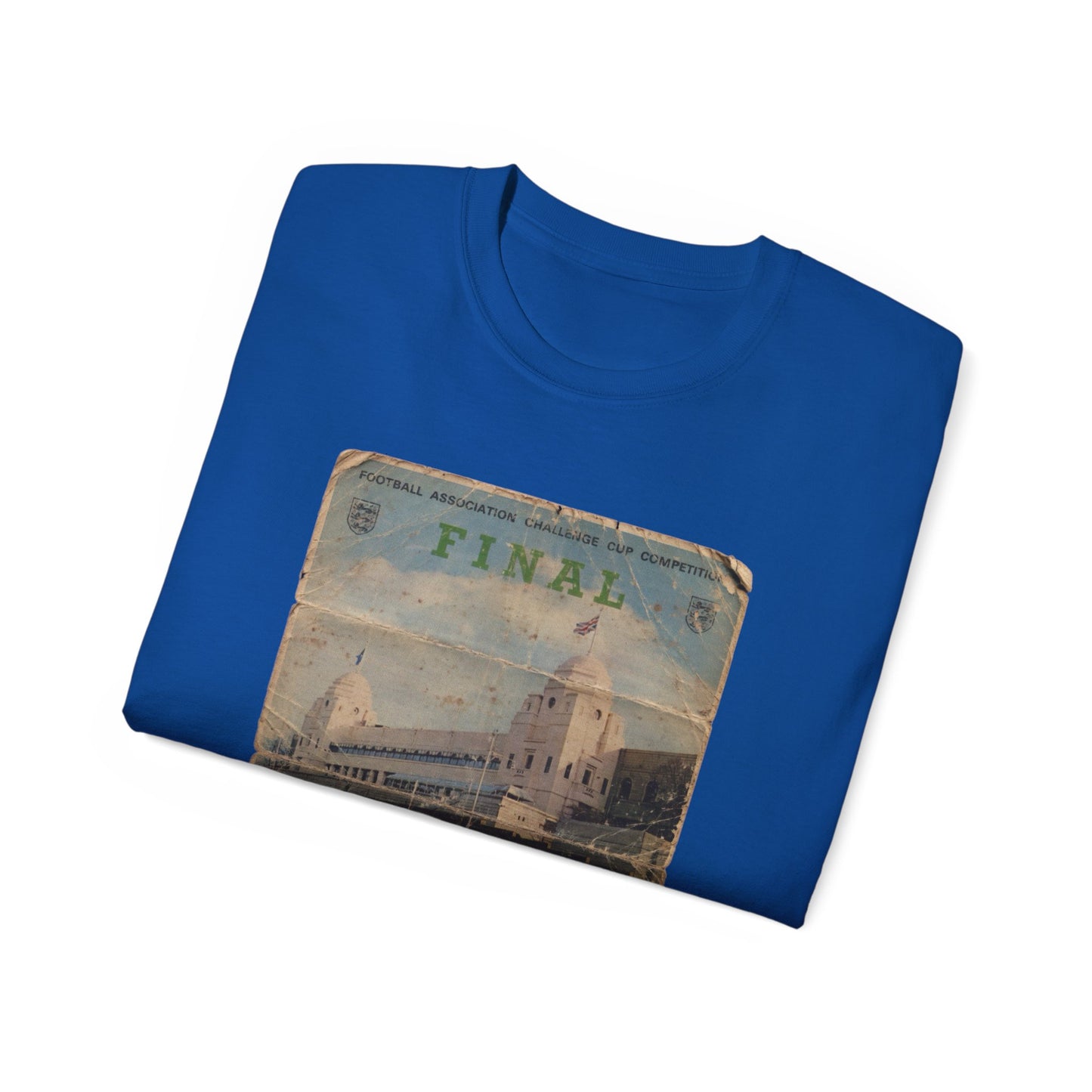 1973 FA Cup Final Programme Sunderland Leeds United Unisex Ultra Cotton Tee