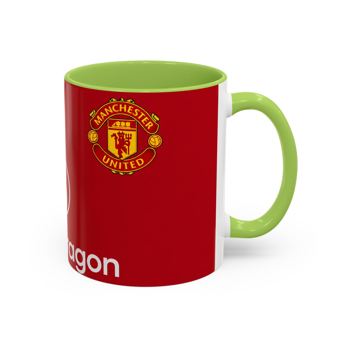 Manchester United Shirt Accent Coffee Mug (11, 15oz)
