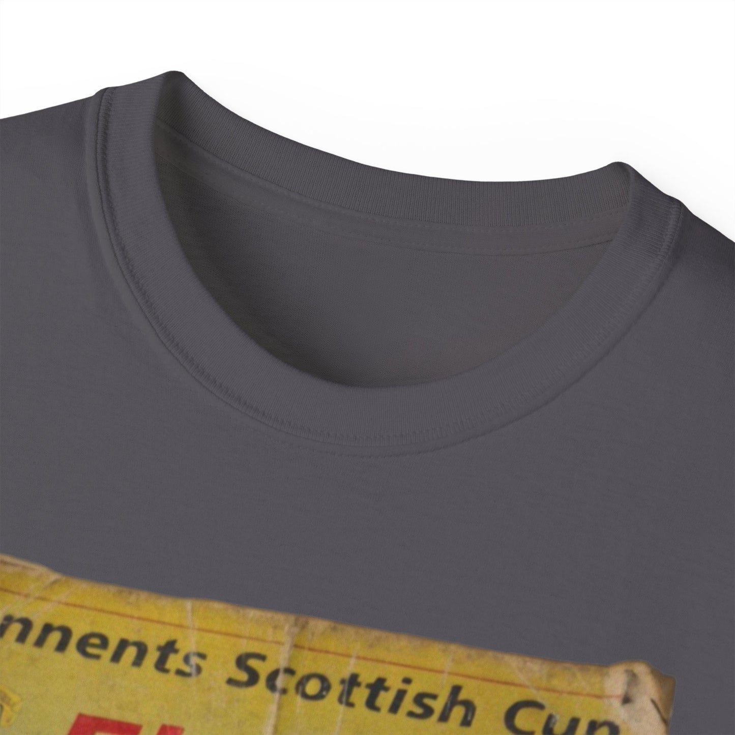 1997 Scottish Challenge Cup Final Programme Poster Unisex Ultra Cotton Tee