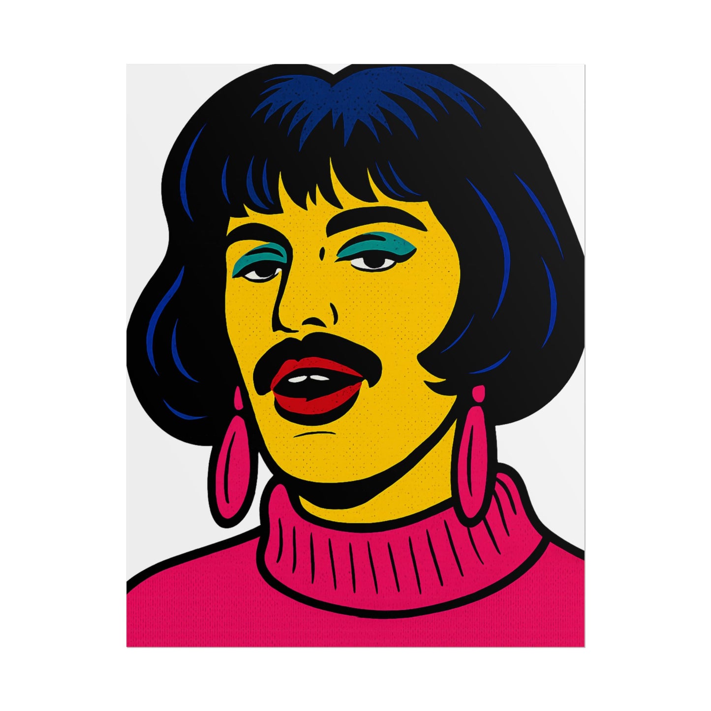 Mercury Pop Art I Want To Break Free Poster