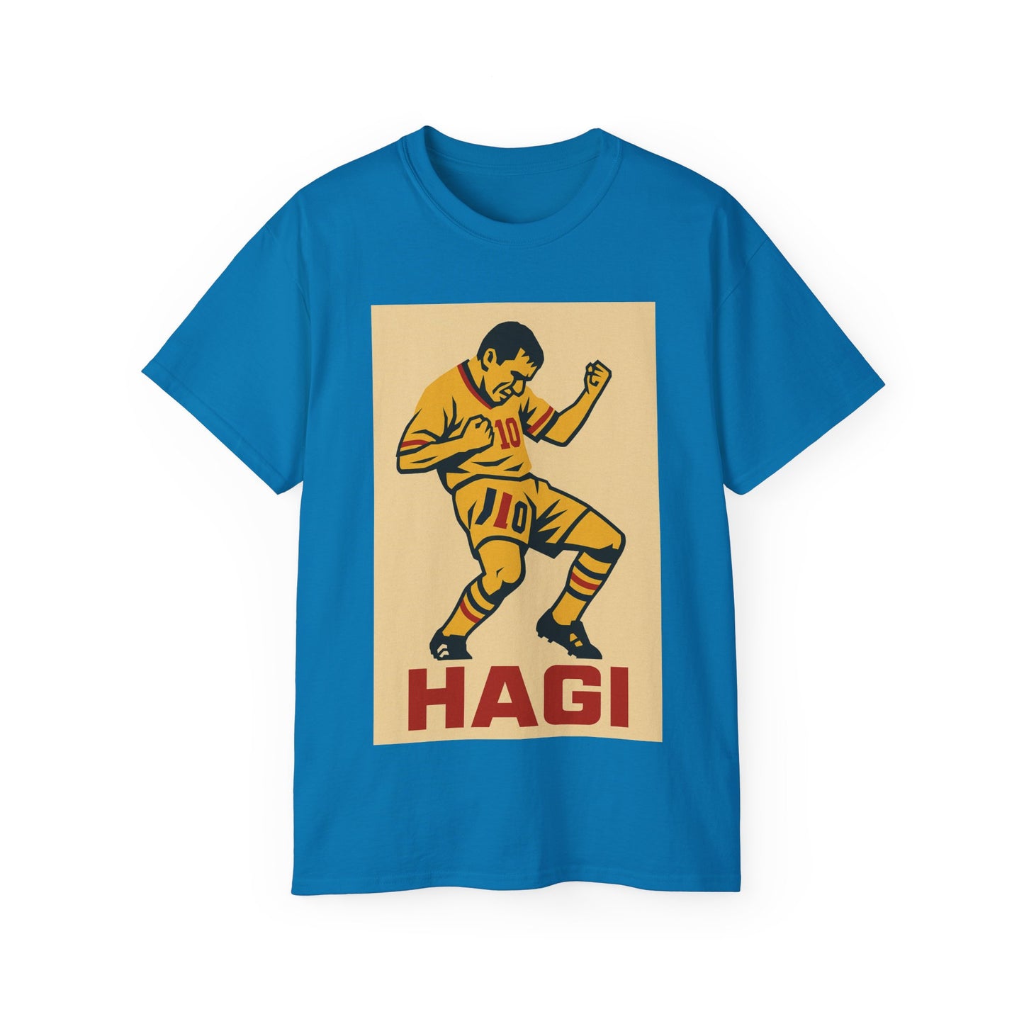 Gheorghe Hagi Propaganda Poster - Romania