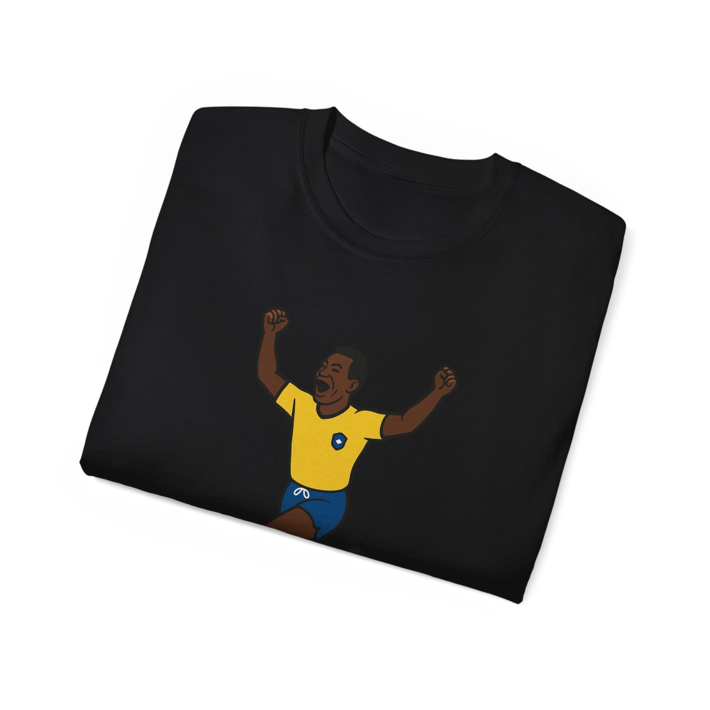 Pele Cartoon Subbuteo T-Shirt - Brazil