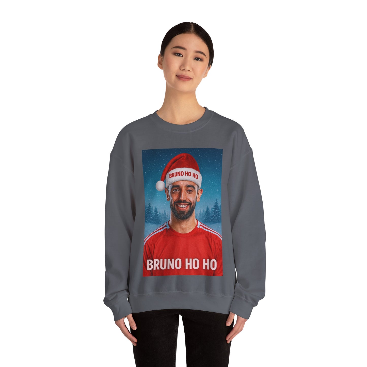 Bruno Ho Ho Ho Bruno Fernandes Manchester United Christmas Jumper