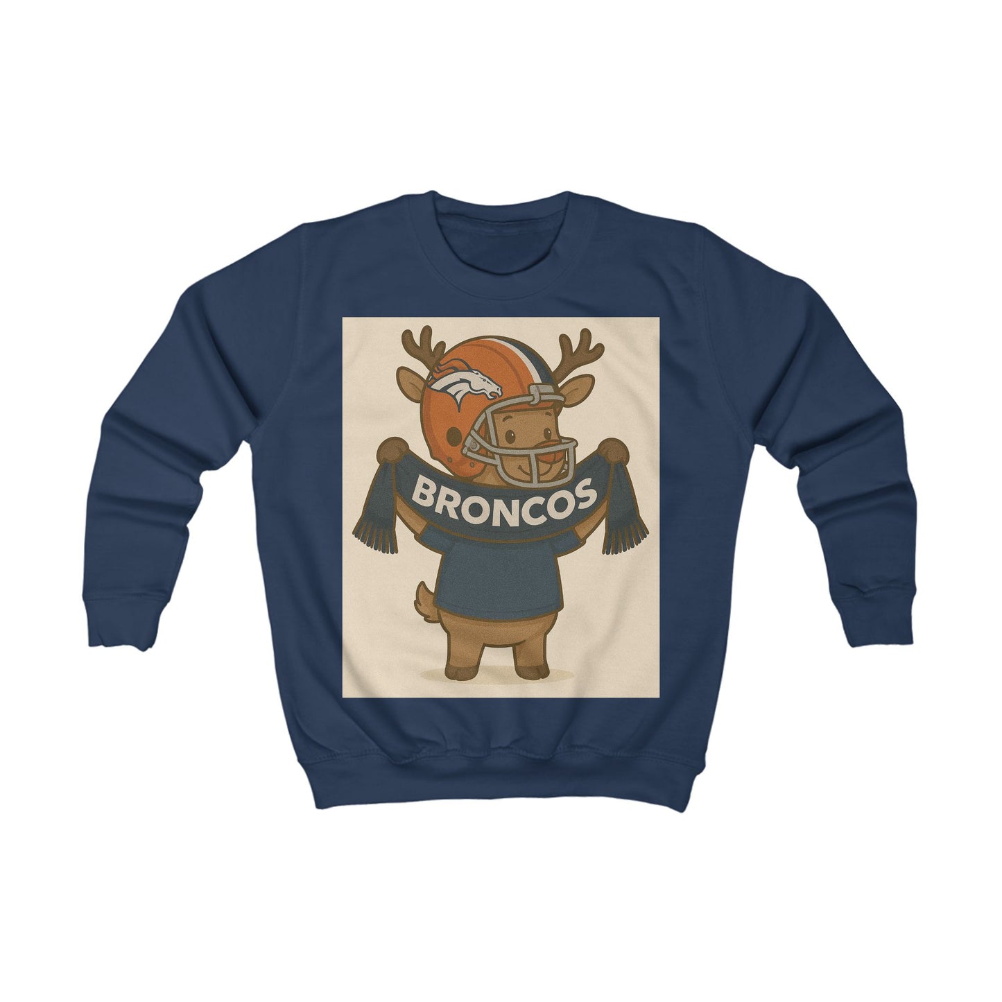 Denver Broncos Kids Christmas Sweatshirt