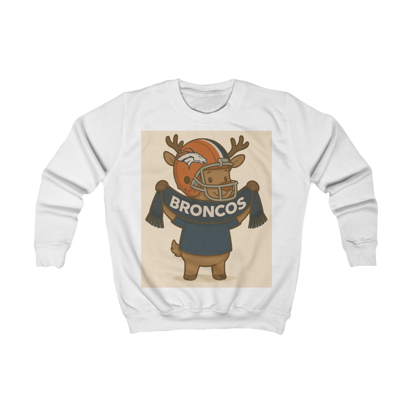 Denver Broncos Kids Christmas Sweatshirt