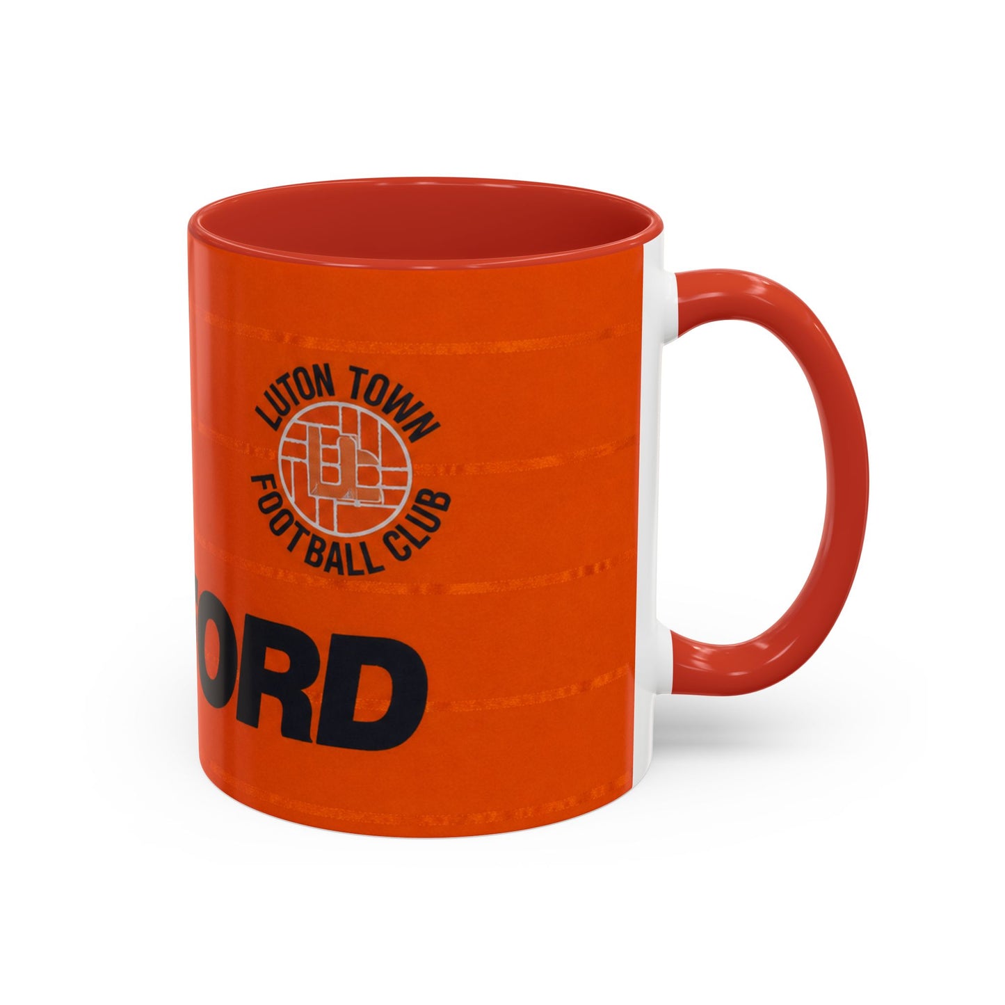 Luton Town 1990s Away Accent Coffee Mug (11, 15oz)