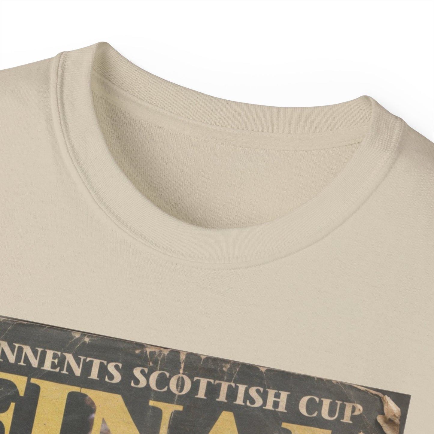 1994 Scottish Challenge Cup Final Dundee United Rangers Programme Poster Unisex Ultra Cotton Tee