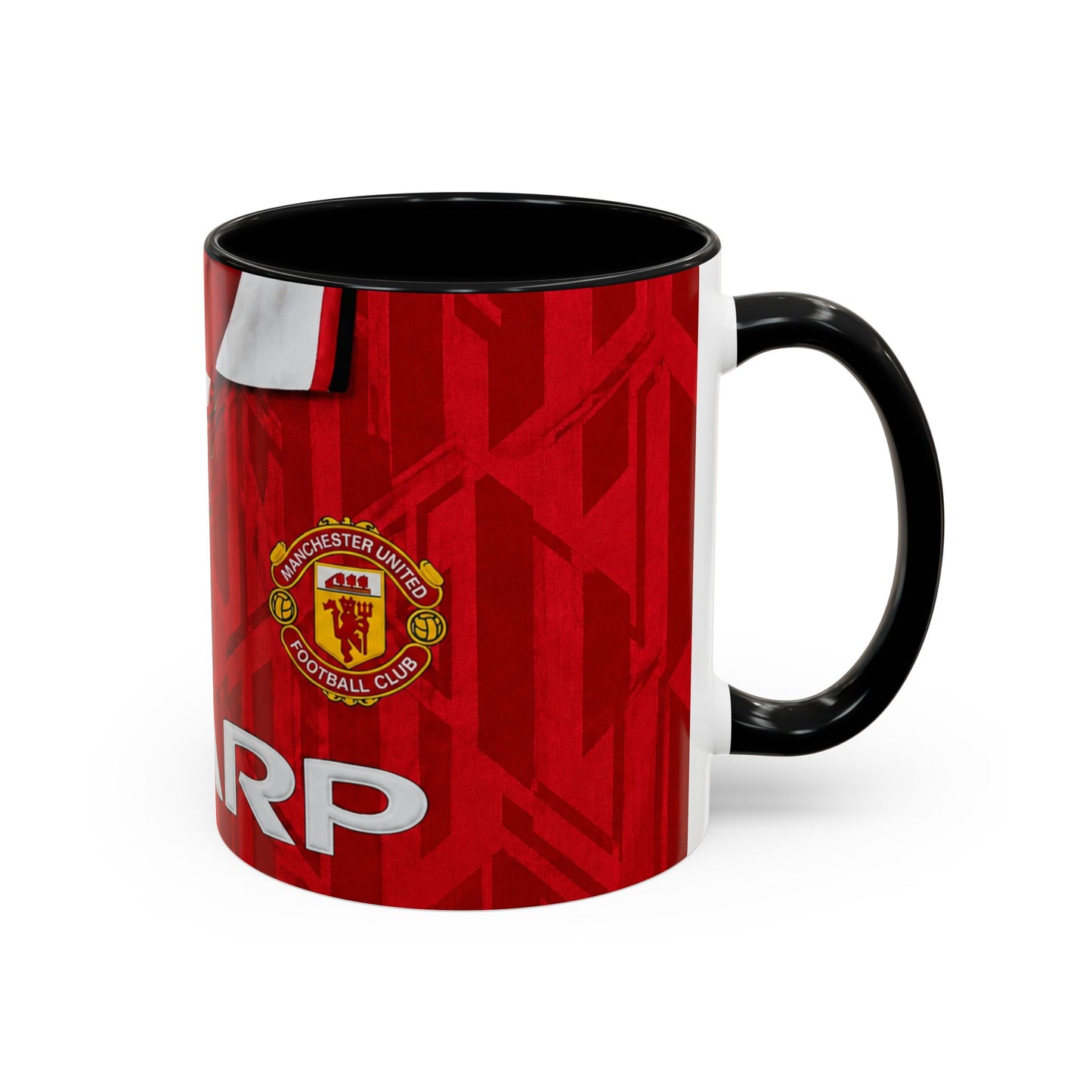 Manchester United 1992 - 94 Shirt Accent Coffee Mug (11, 15oz)