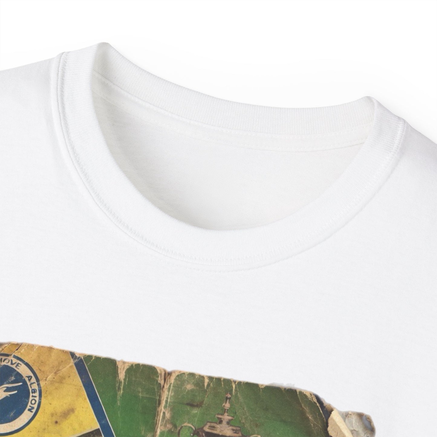 1983 FA Cup Final Manchester United Brighton Programme Poster Unisex Ultra Cotton Tee