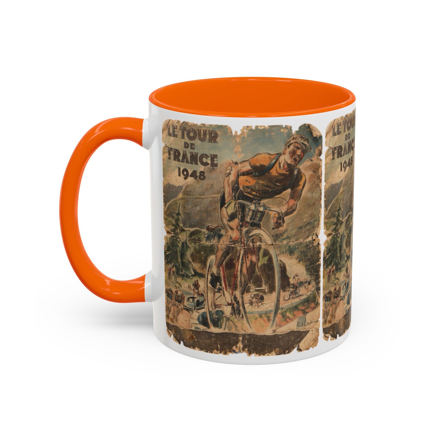Tour De France 1948 Poster Coffee Mug (11, 15oz)