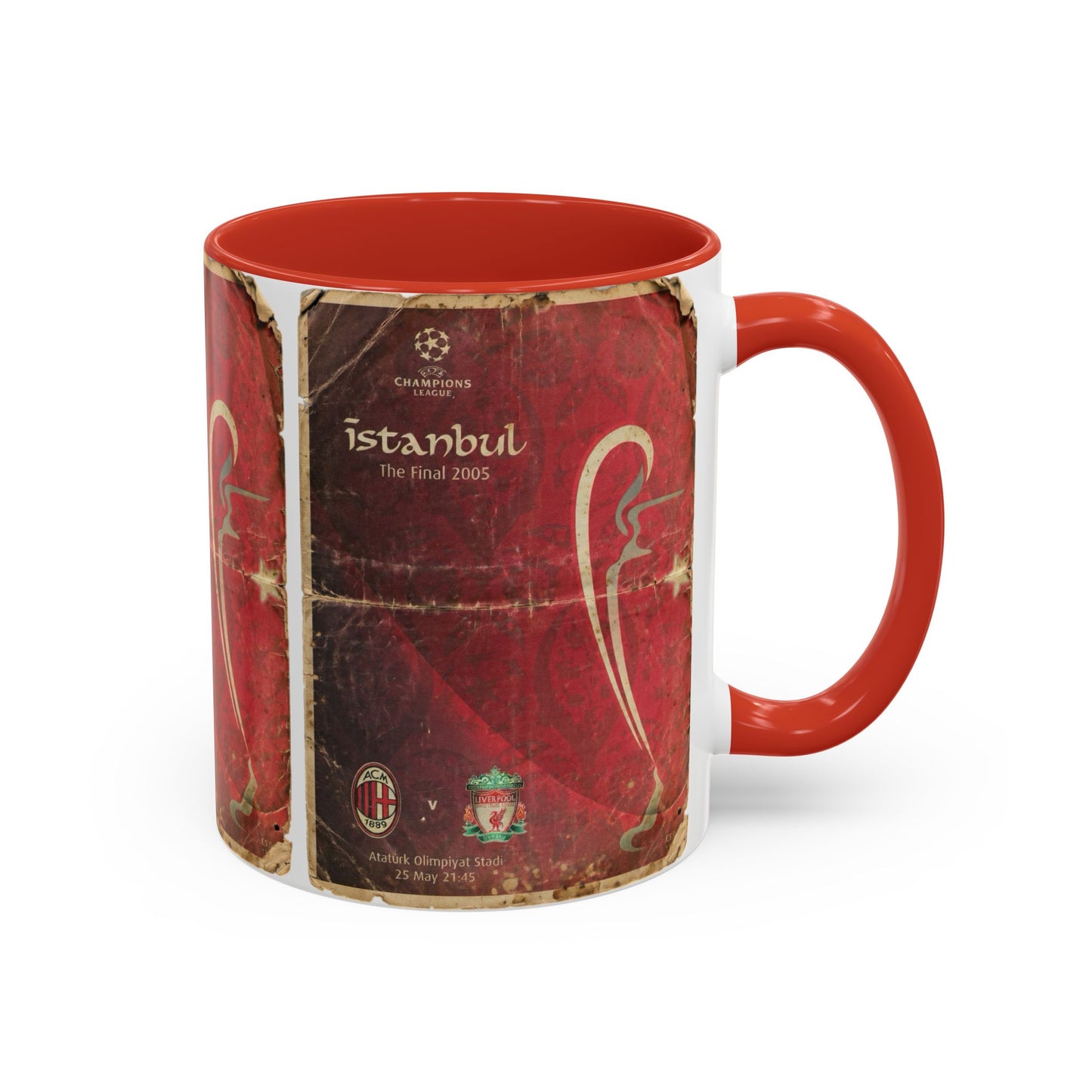 2005 UCL Final Liverpool AC Milan Poster Coffee Mug (11, 15oz)