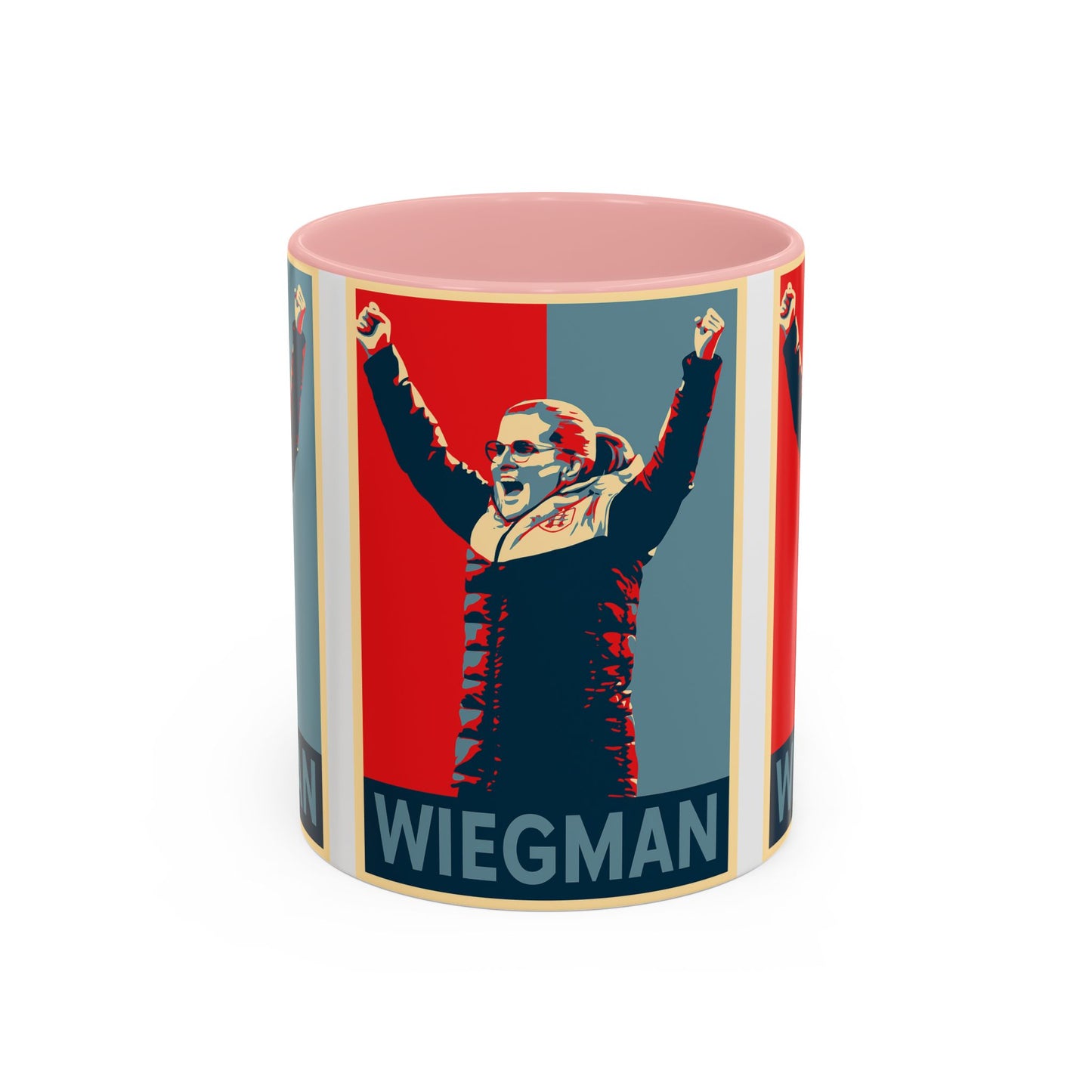 Sarina Wiegman Arms Up Mug - England