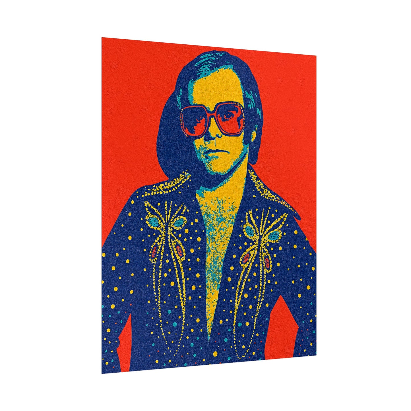 E. John Pop Art Poster