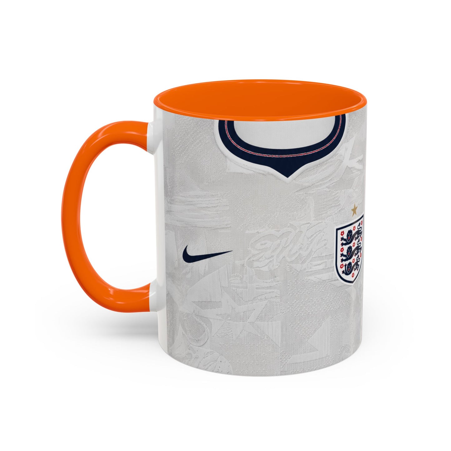 England 2026 World Cup Shirt Accent Coffee Mug (11, 15oz)