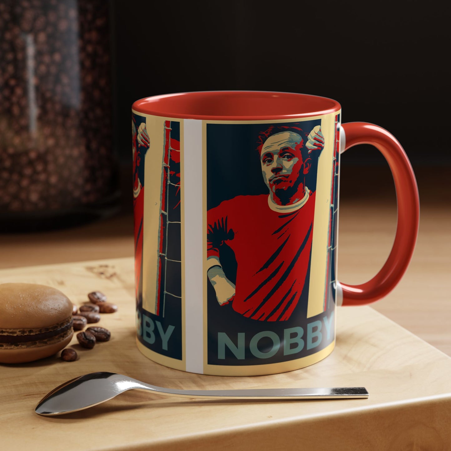 Nobby Stiles Hope Poster Mug - Manchester United