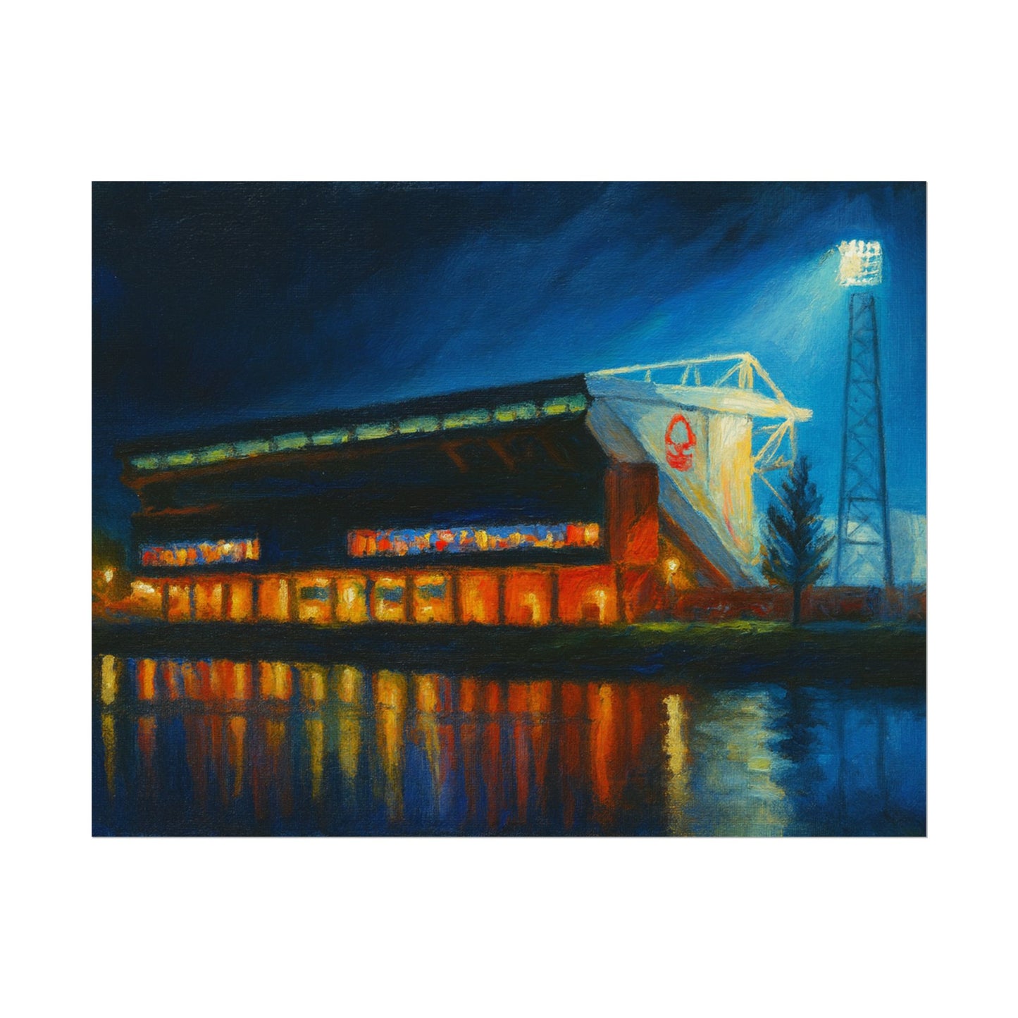 Nottingham Forest City Ground Art Poster