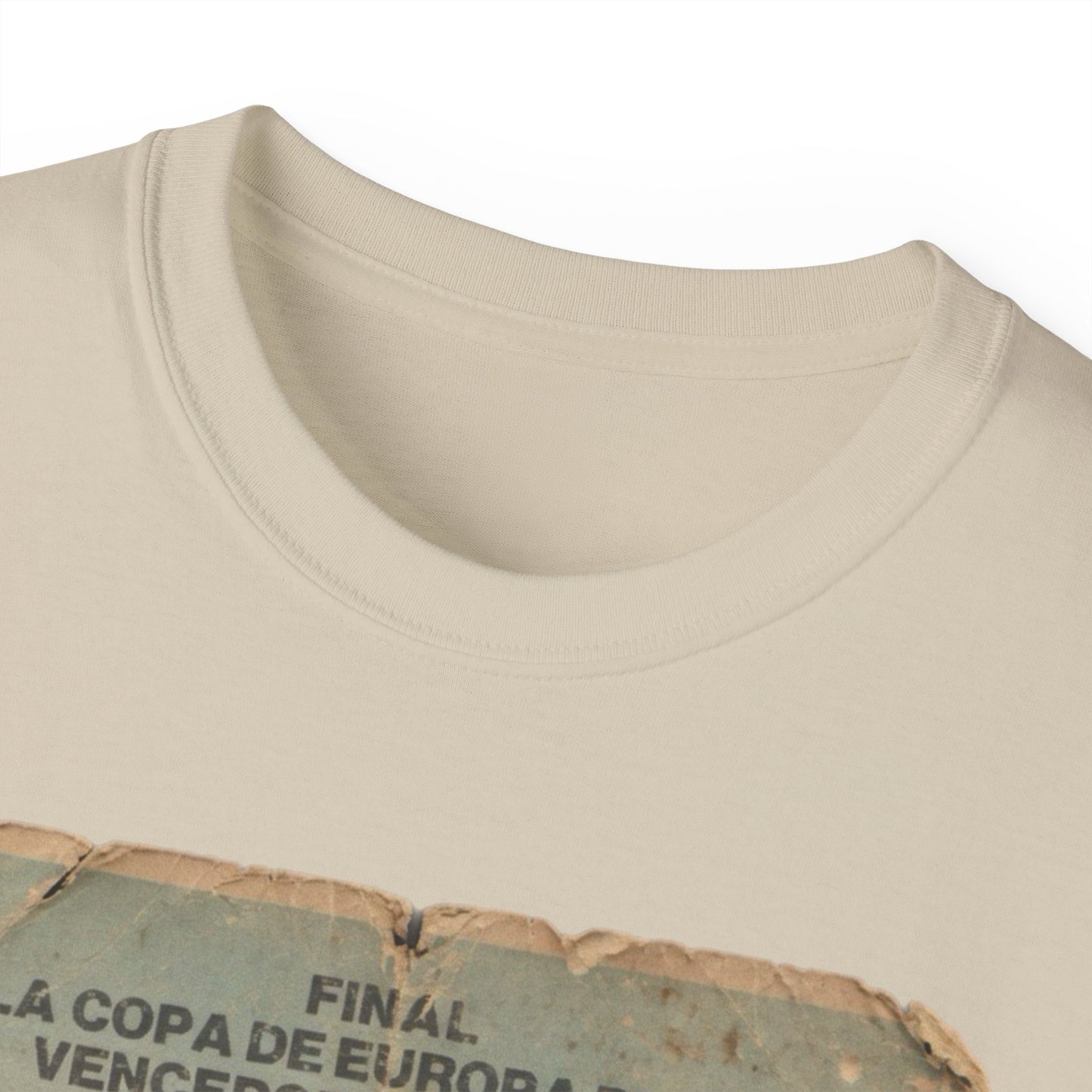 1983 European Cup Winners Cup Final Aberdeen Real Madrid Poster Unisex Ultra Cotton Tee