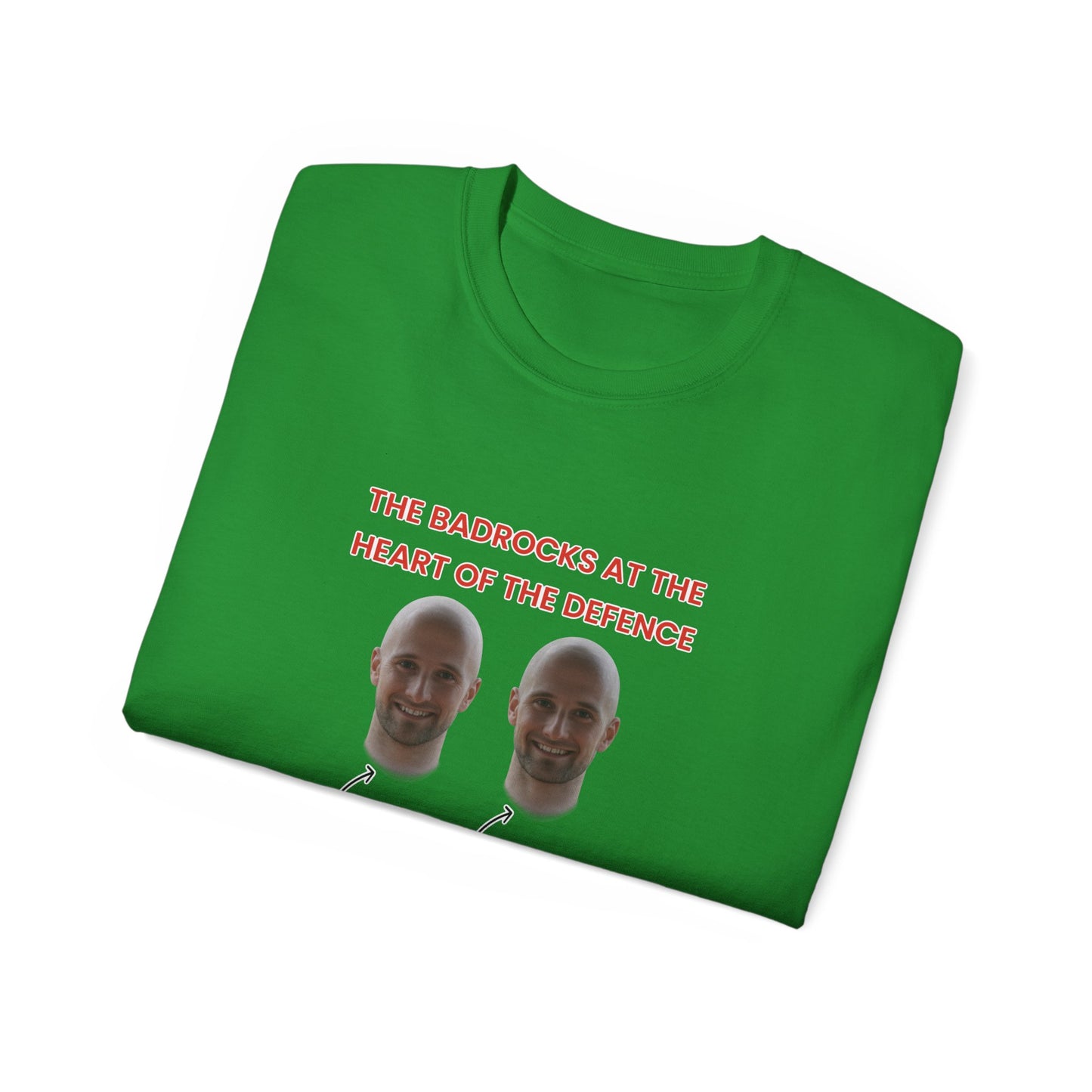 The Badrocks at the heart of the defence - James and David Badrock Prestwich Heys Unisex Ultra Cotton Tee