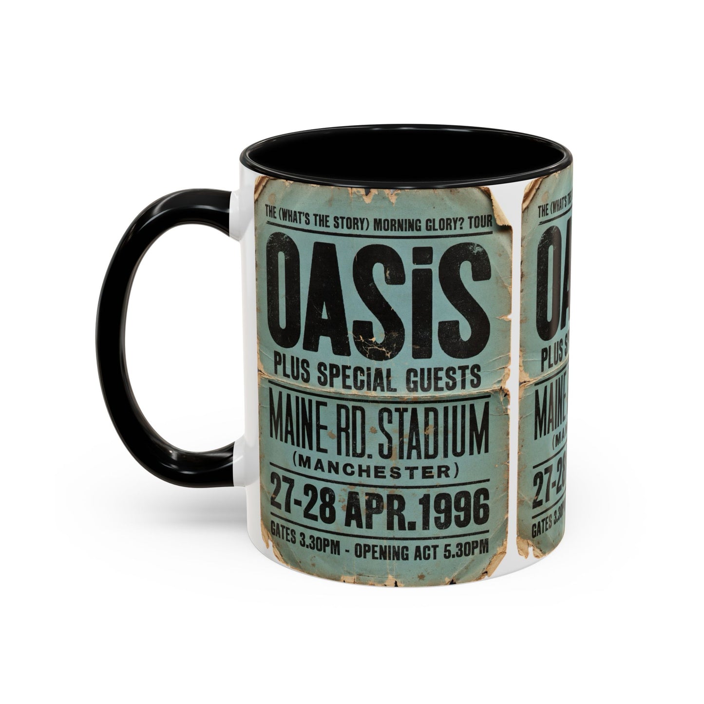 Oasis Maine Road 1996 Poster Coffee Mug (11, 15oz)