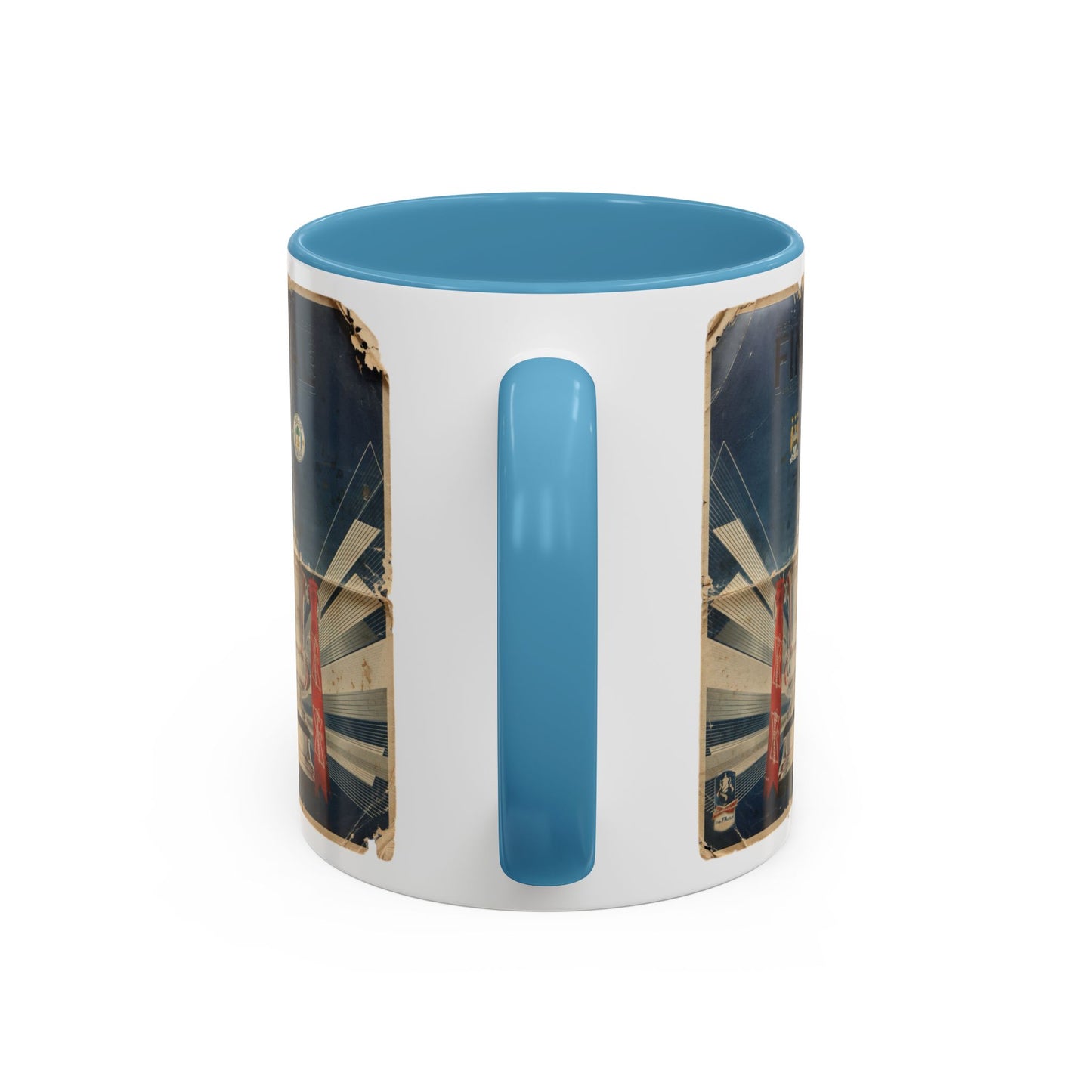 2013 FA Cup Final Manchester City Wigan Athletic Programme Poster Accent Coffee Mug (11, 15oz)