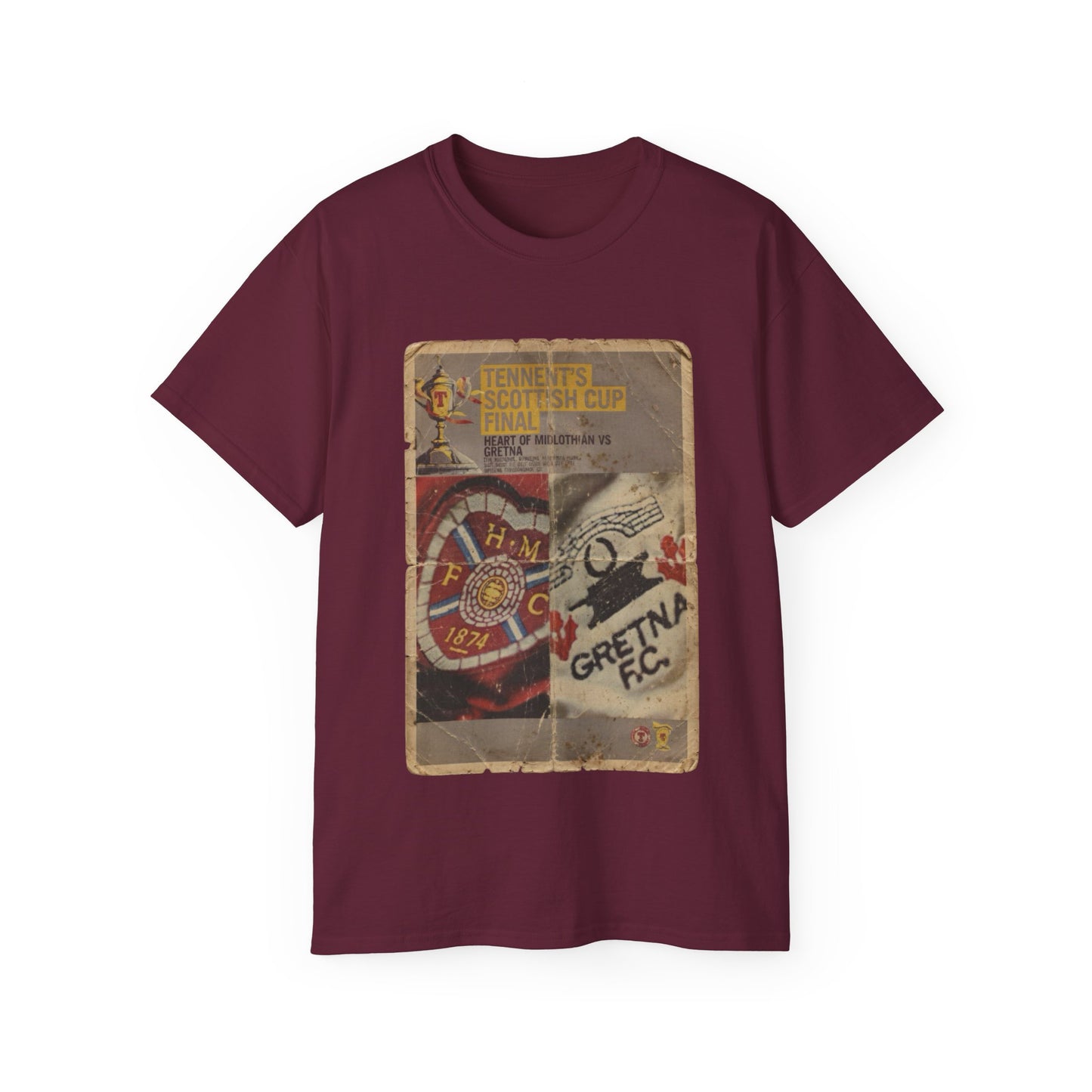 2006 Scottish Challenge Cup Final Hearts Gretna Unisex Ultra Cotton Tee