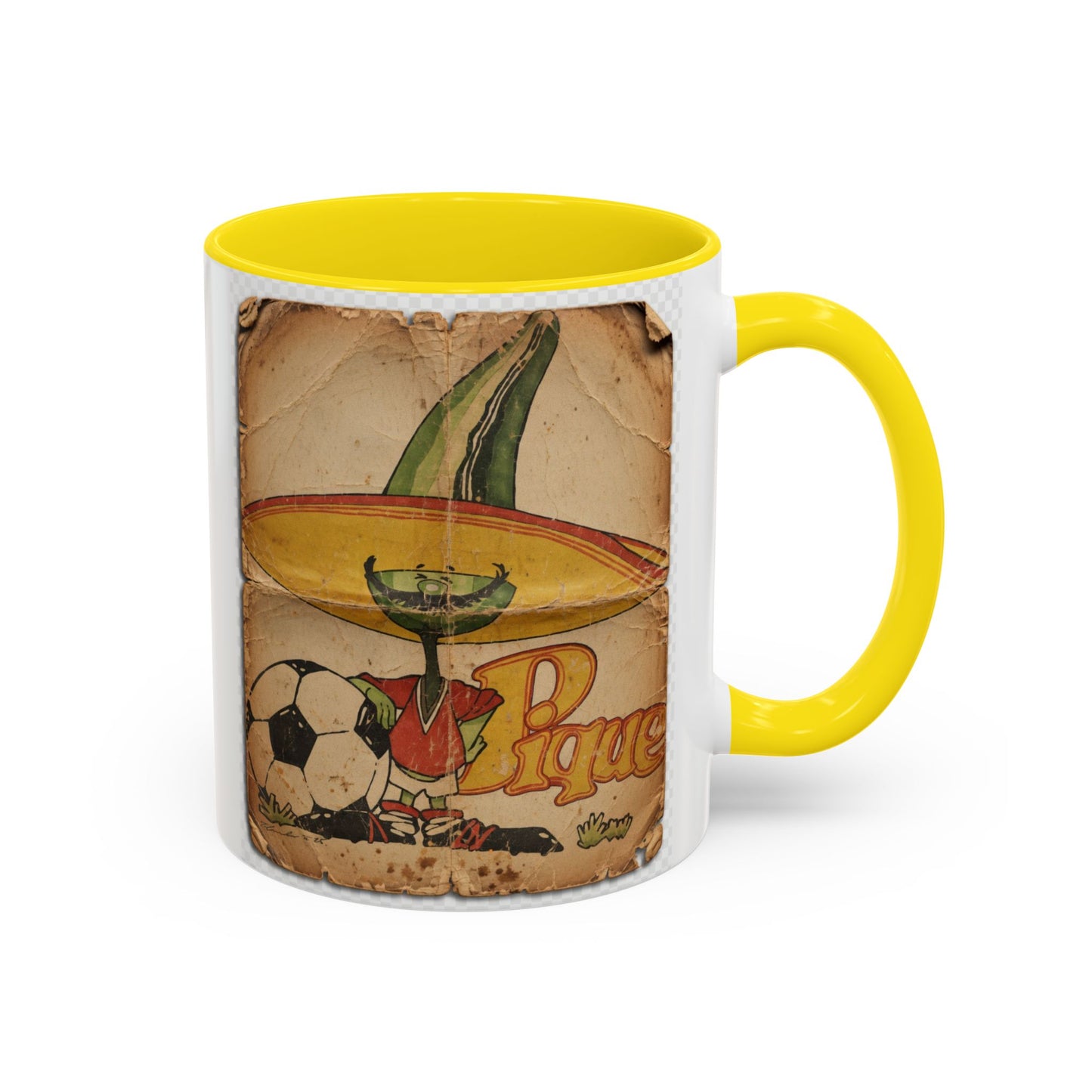 Mexico 86 Mascot Poster Pique Coffee Mug (11, 15oz)