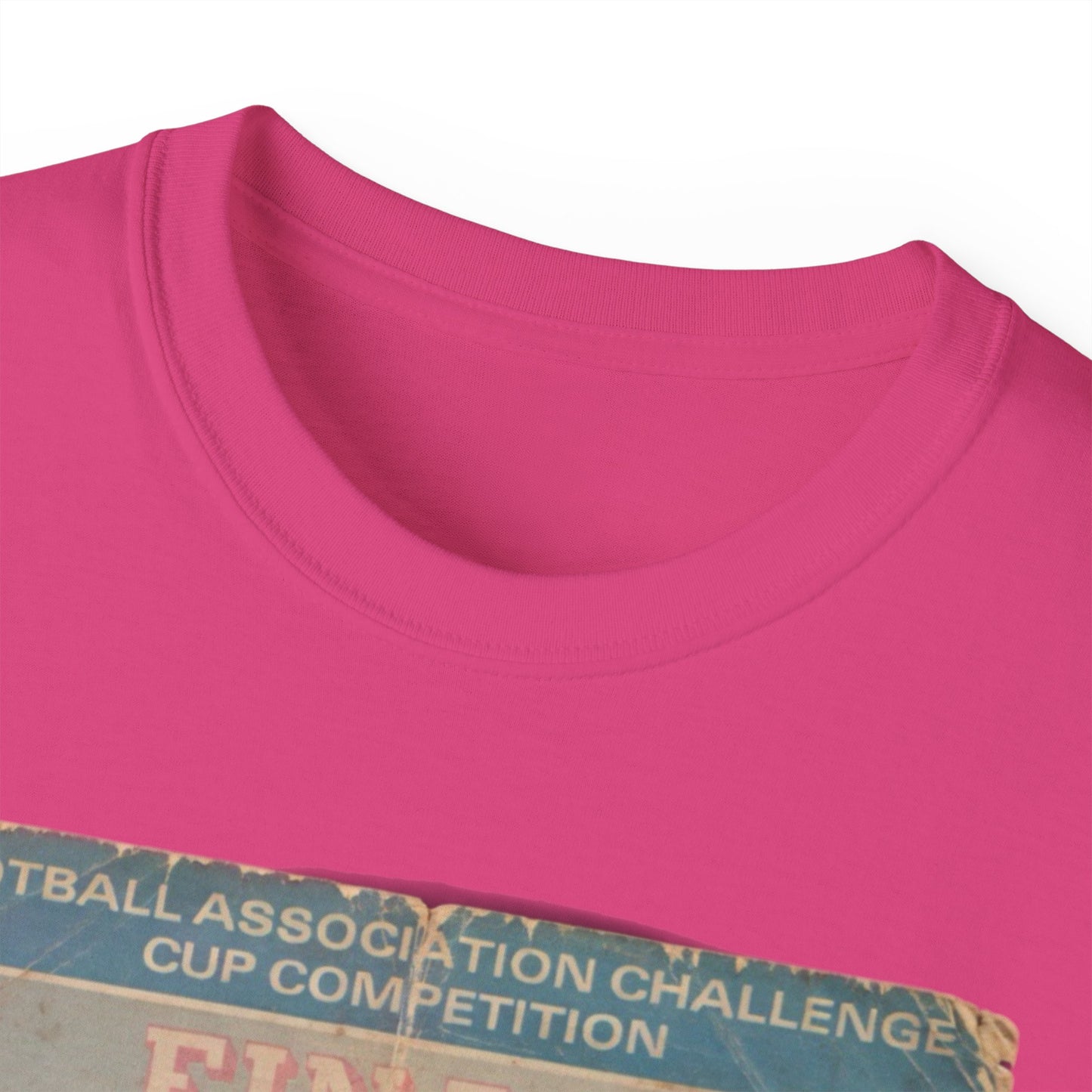 1975 FA Cup Final Programme Poster West Ham Fulham Unisex Ultra Cotton Tee