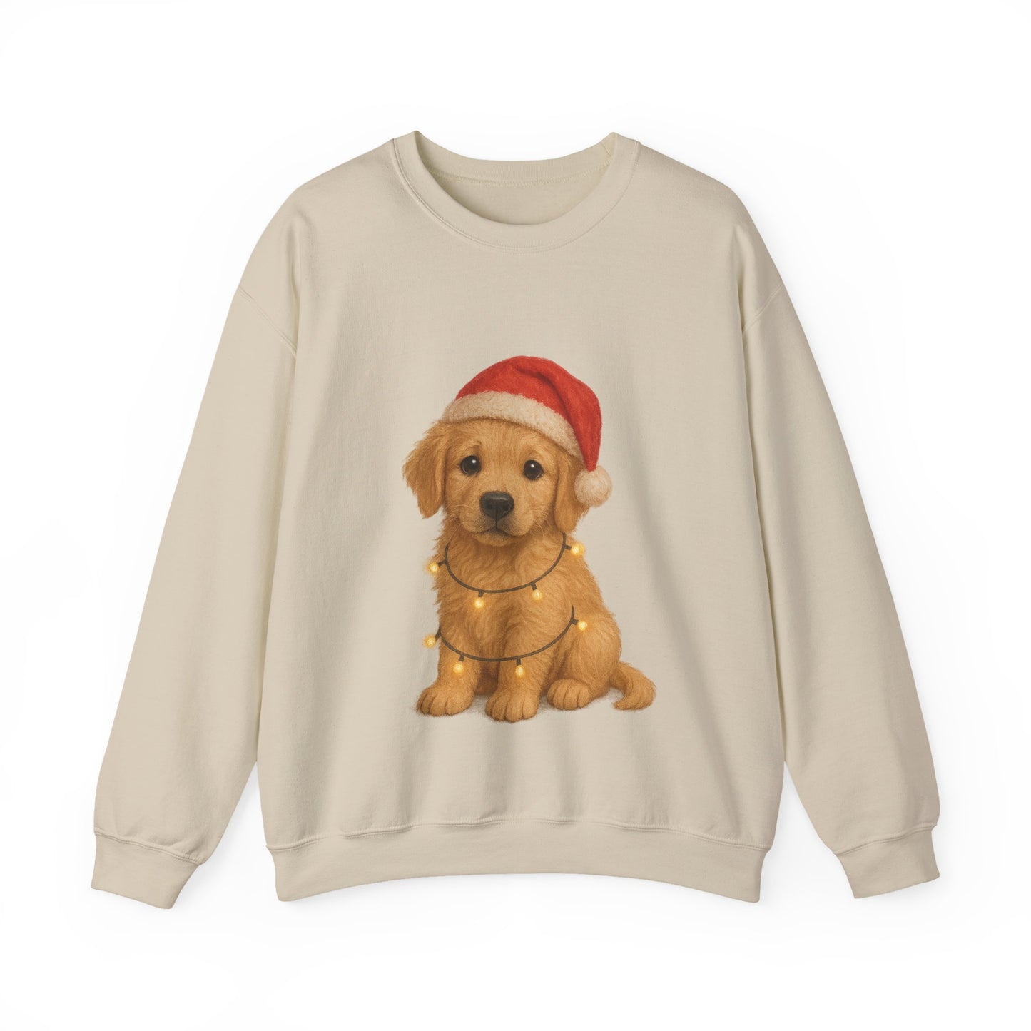 Golden Retriever Puppy Christmas Jumper