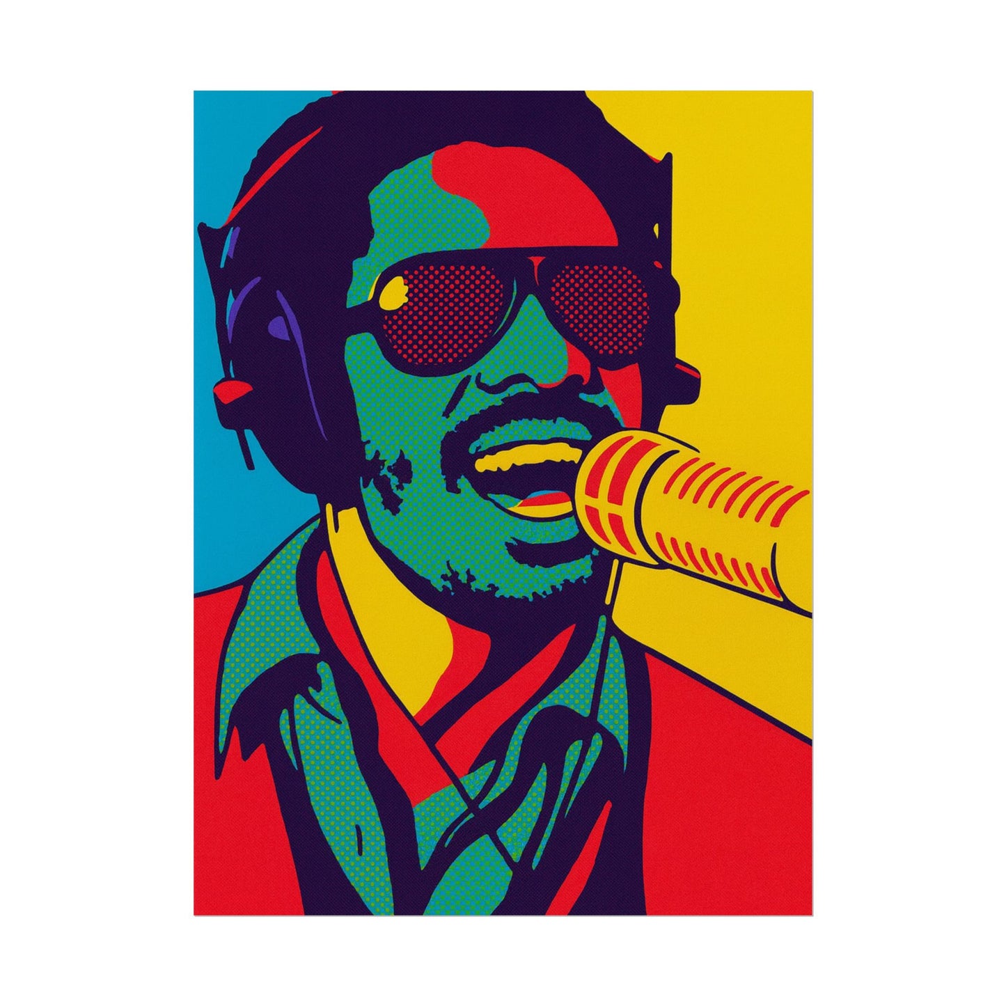 Stevie Wonder Pop Art Poster