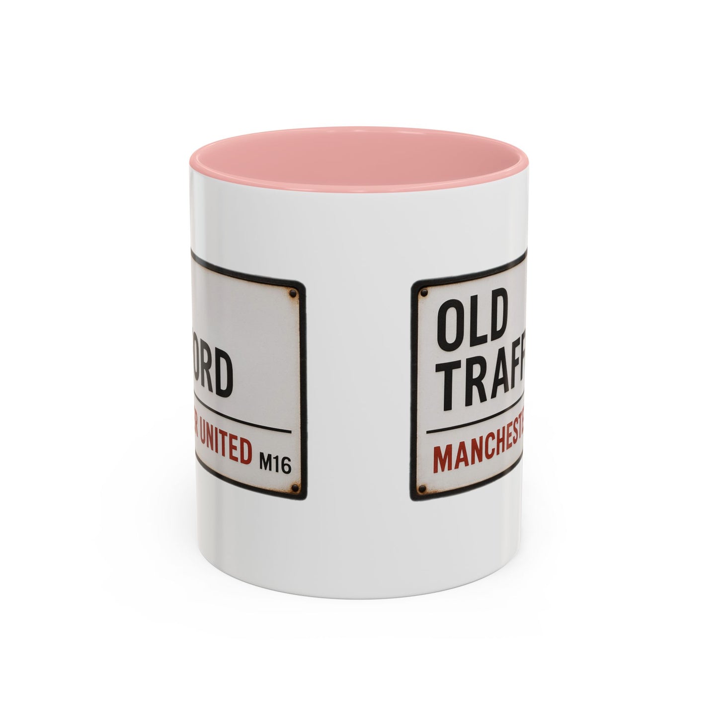 Manchester United Old Trafford Road Sign Mug
