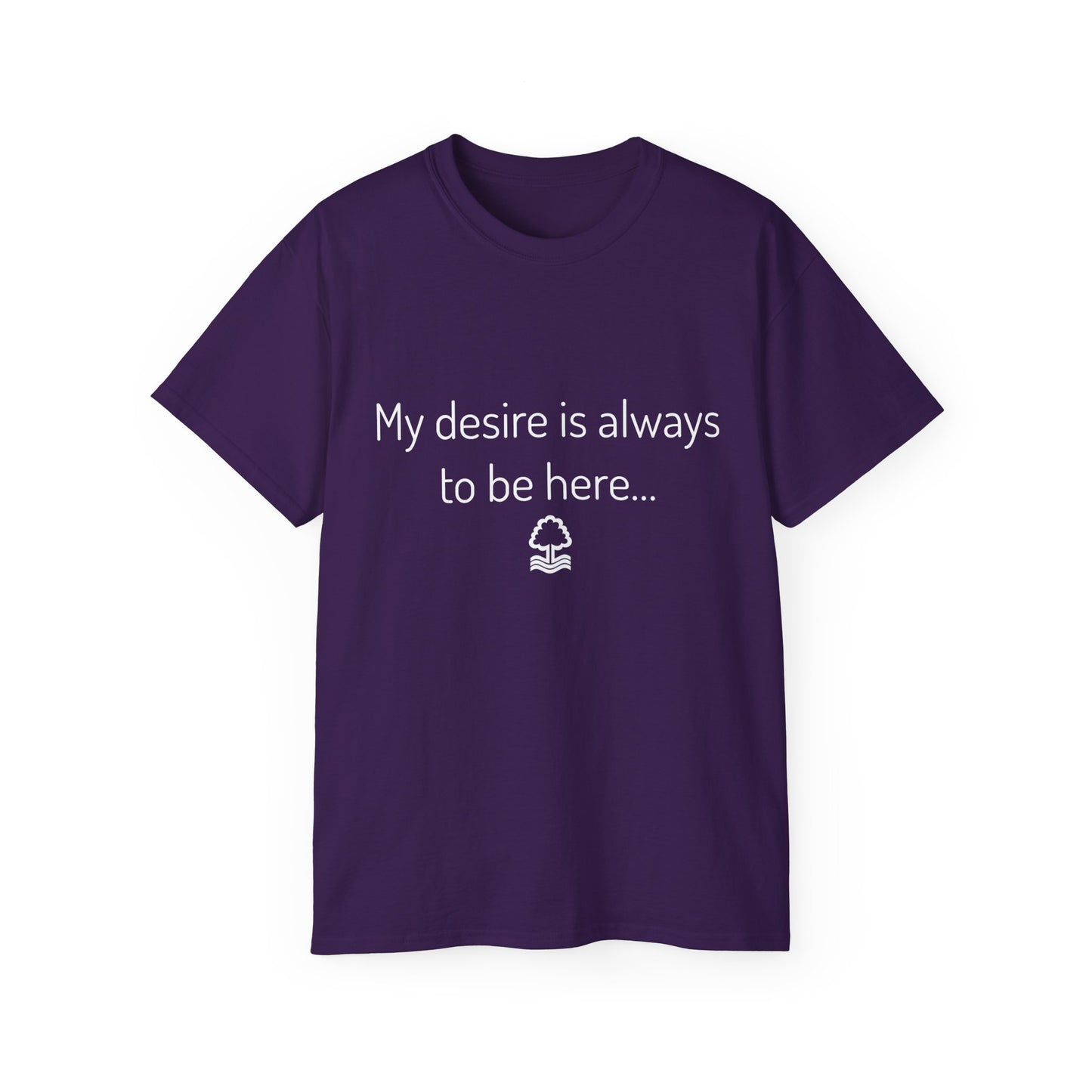 My Desire Is Always to Be Here Nottingham Forest T-Shirt
