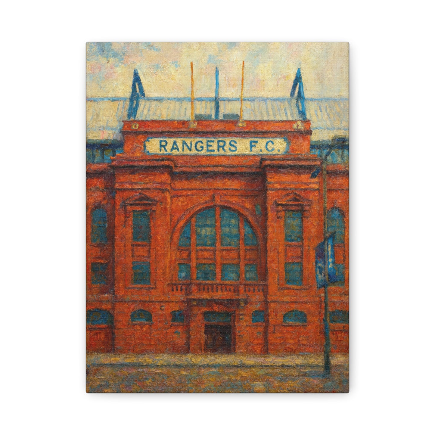 Ibrox Stadium Rangers FC Canvas Wall Art