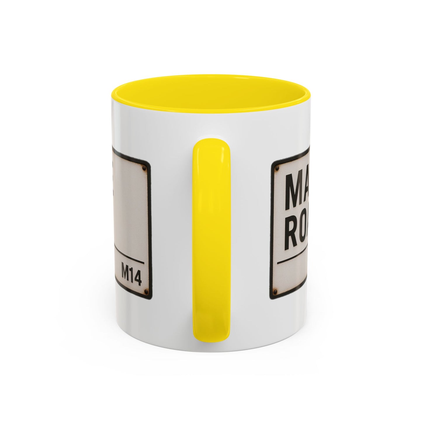 Maine Road Manchester City Road Sign Mug