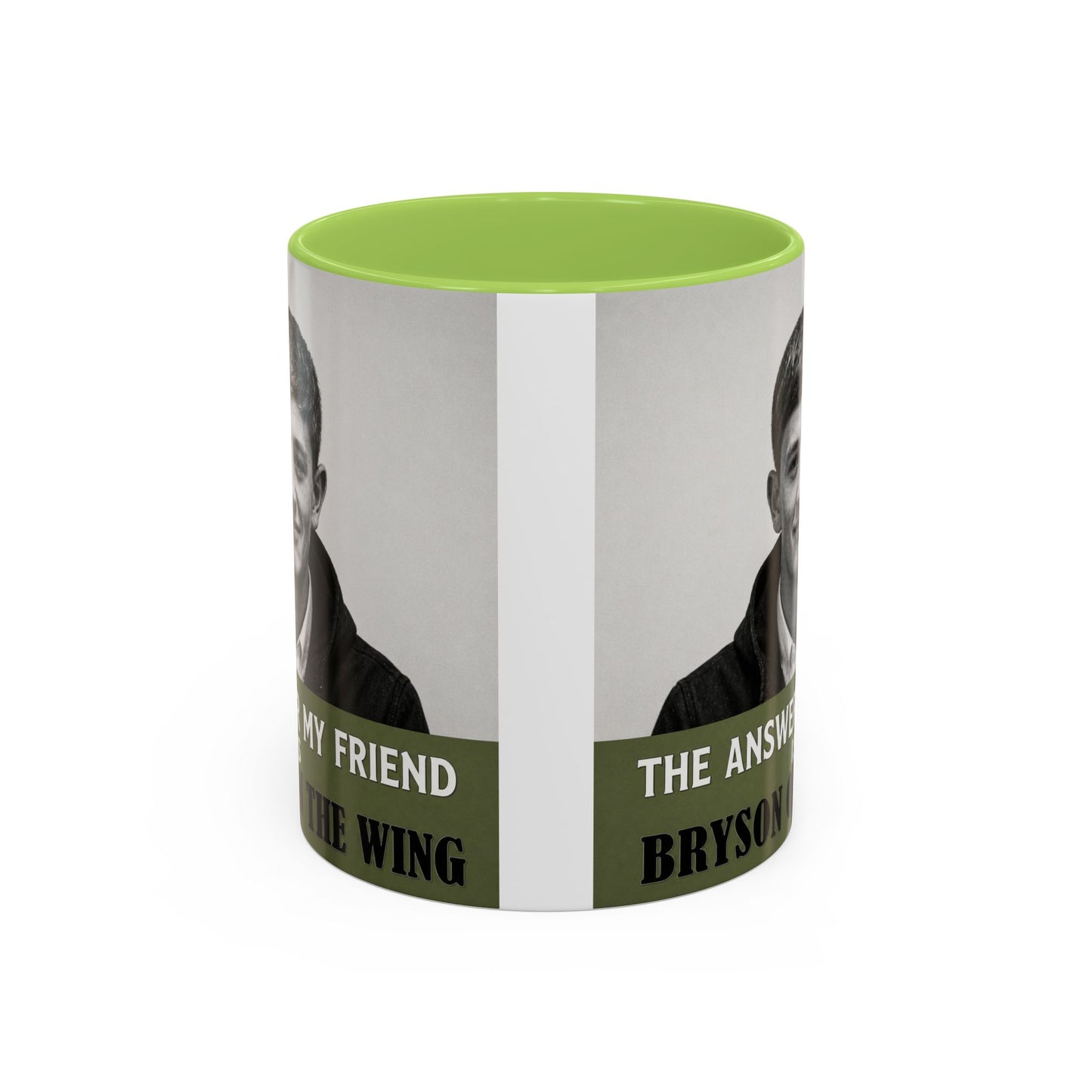 Bryson Appleton The Answer My Friend - Prestwich Heys Accent Coffee Mug (11, 15oz)