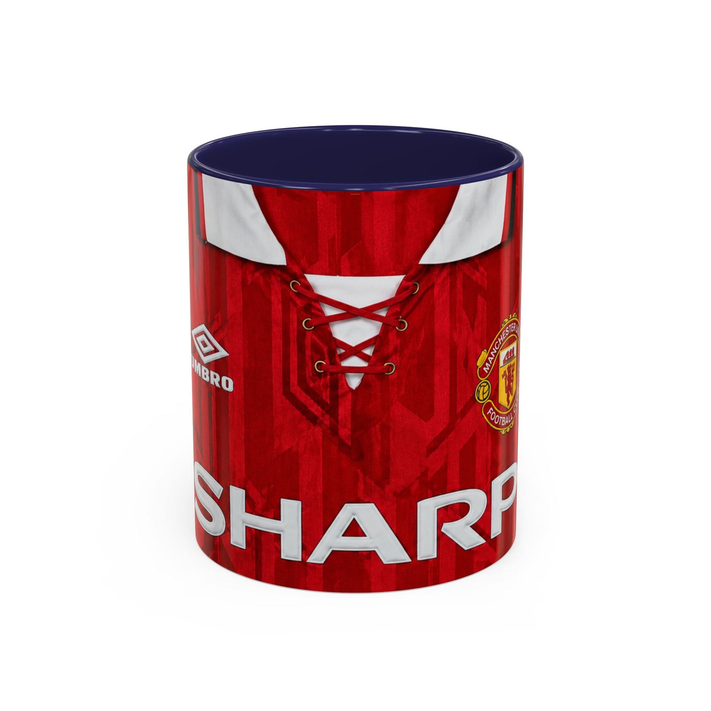Manchester United 1992 - 94 Shirt Accent Coffee Mug (11, 15oz)