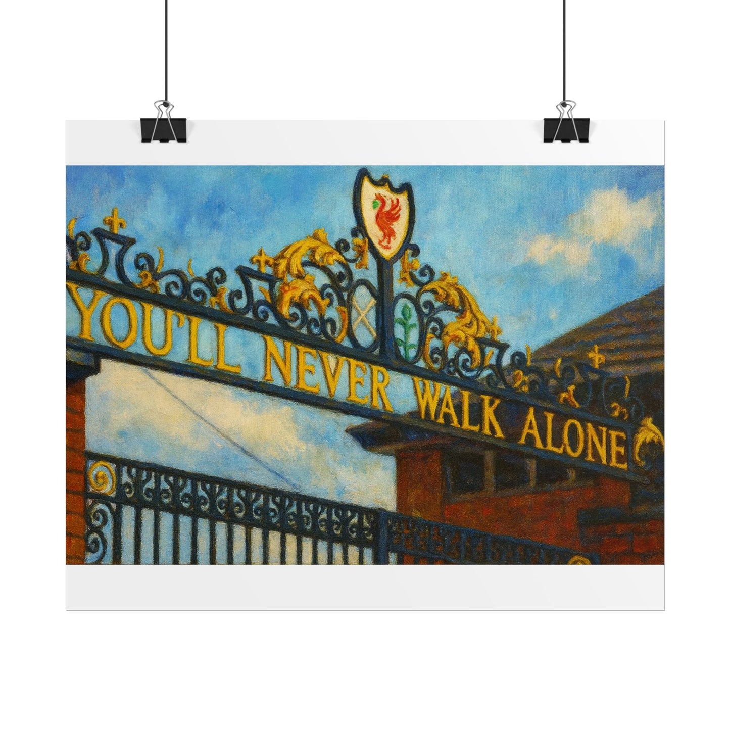 Liverpool FC Shankly Gates Art Poster