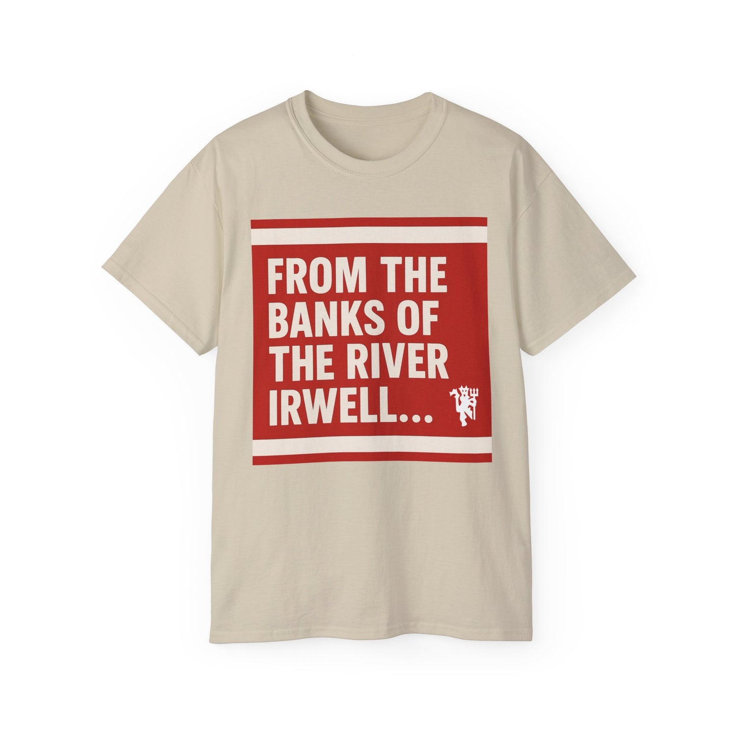 Manchester United From The Banks Of The River Irwell T-Shirt