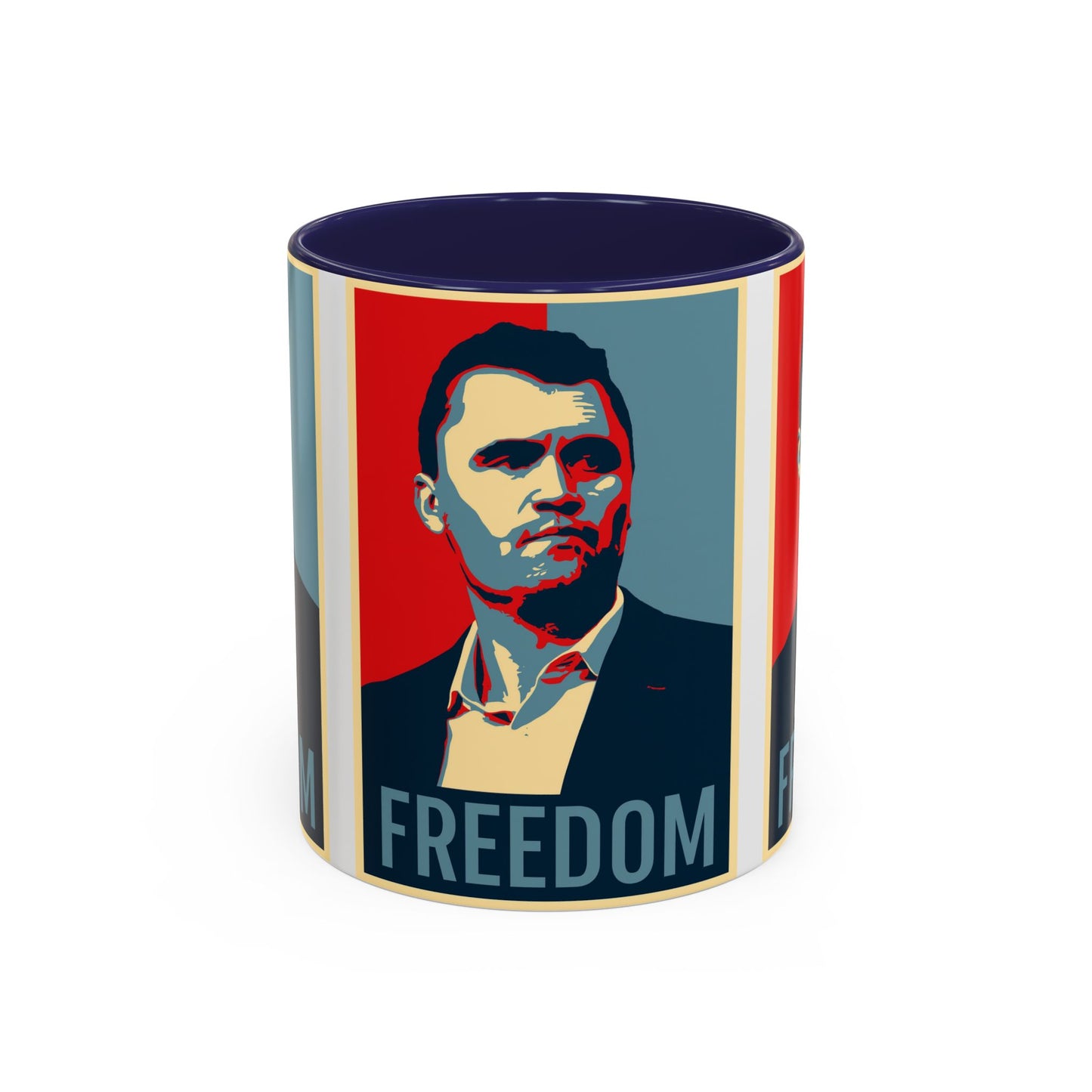 Charlie Kirk Hope Freedom Mug