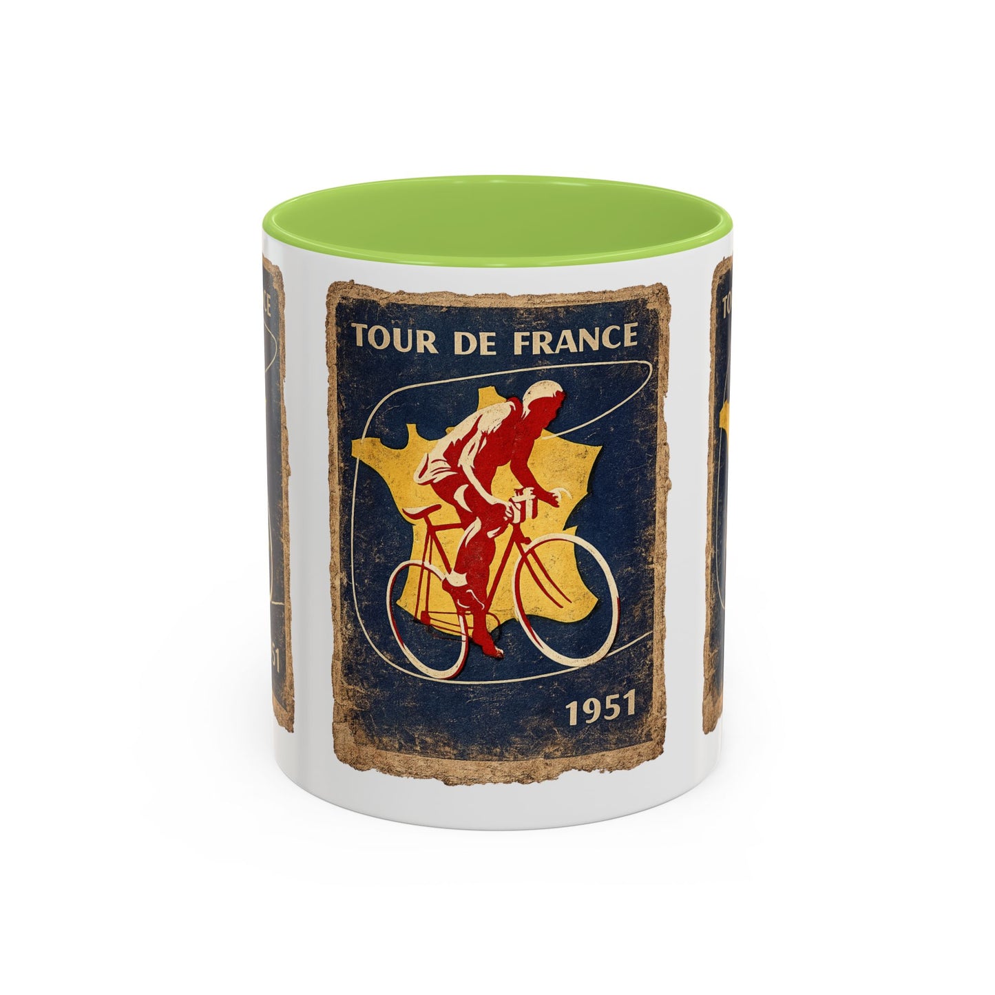 Tour de France 1951 Poster  Coffee Mug (11, 15oz)