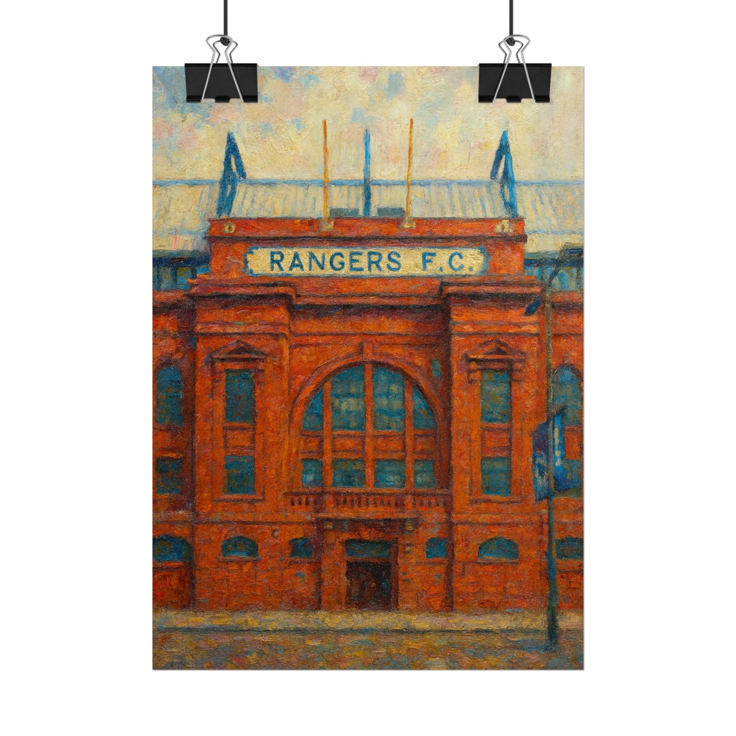 Ibrox Stadium Rangers FC Rolled Posters