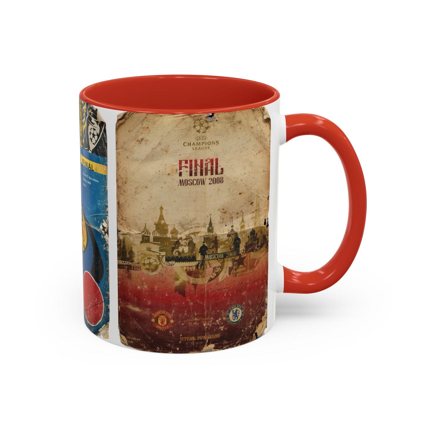 Manchester United European Cup Champions League Poster Coffee Mug (11, 15oz)