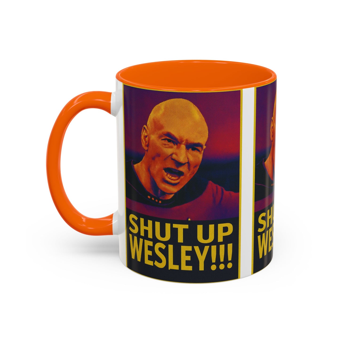 Captain Picard Shut Up Wesley! Mug