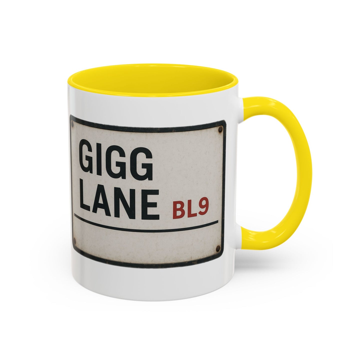 Gigg Lane Bury Road Sign