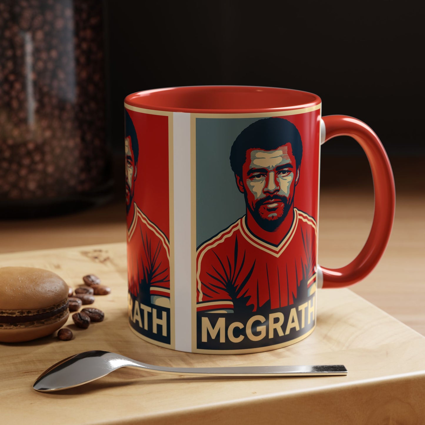 Paul McGrath Hope Poster Mug - Manchester United